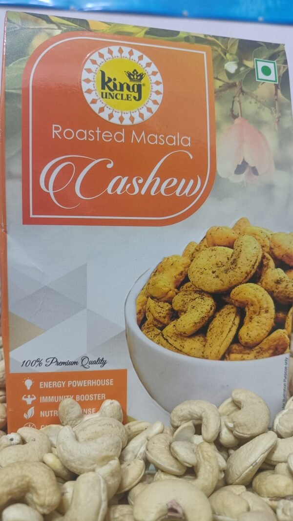 KING UNCLE Masala Roasted Jumbo Cashews  (250 g)