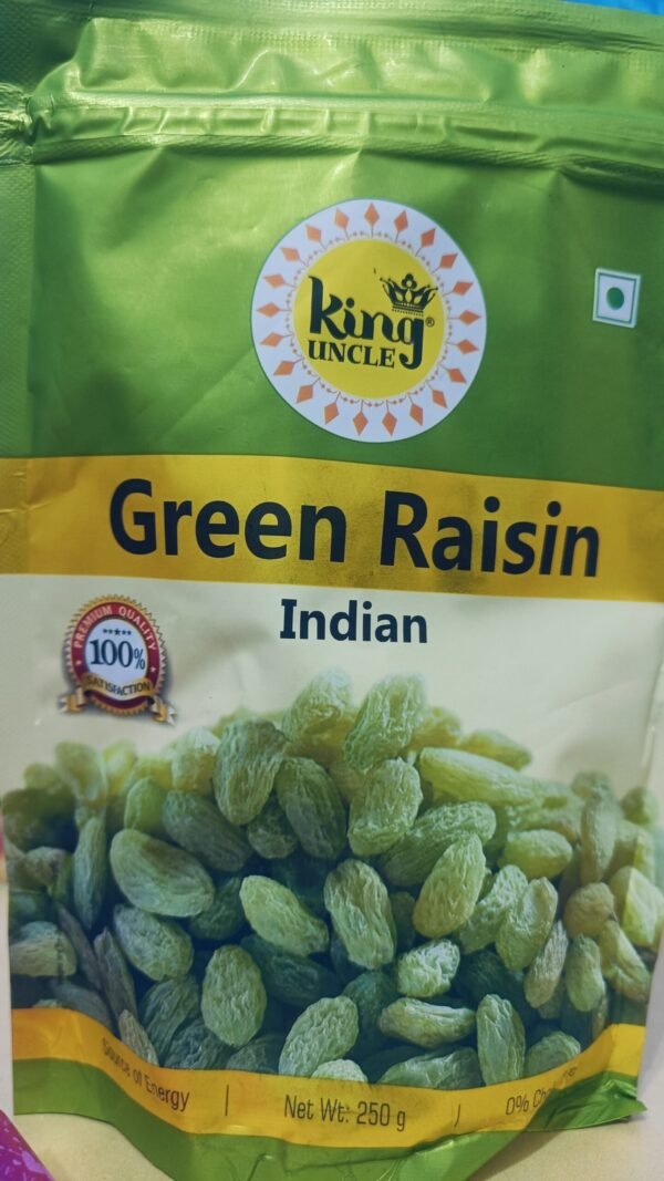 King UncleÕs Dry Fruits Afghani Raisins (Small Round Kishmish), (250g)