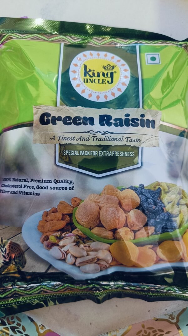 King Uncle Green Raisins: A Finest and Traditional Taste 250g