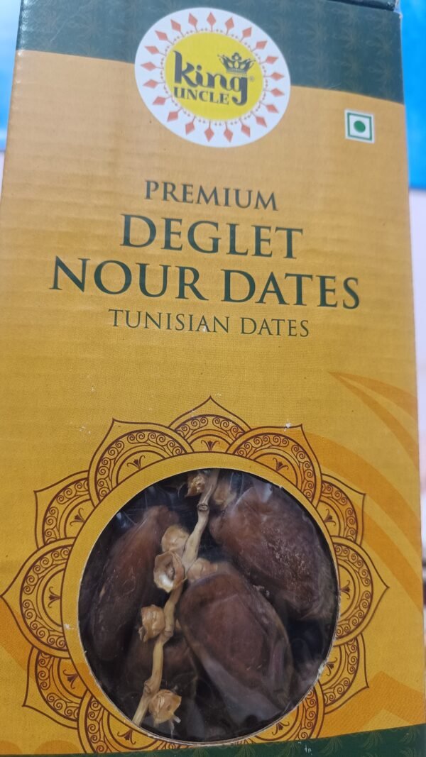 King Uncle Deglet Nour Dates: A Taste of Tunisian Luxury 500g