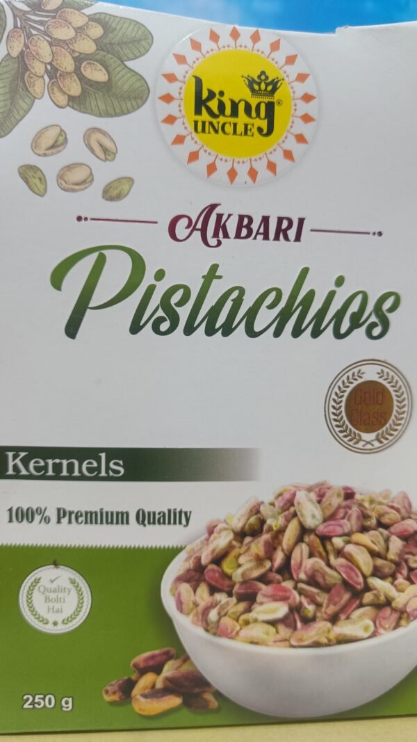 King Uncle Akbari Pistachios: A Taste of Royalty 250g - Image 3