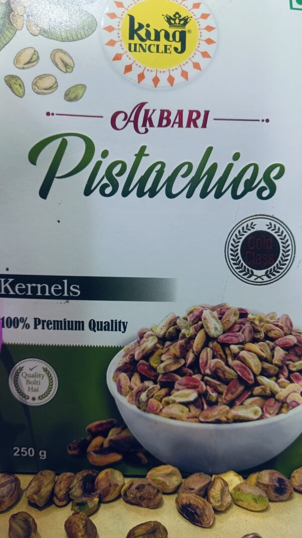 King Uncle Akbari Pistachios: A Taste of Royalty 250g
