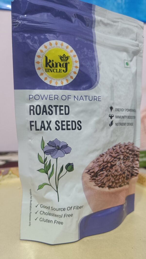 King Uncle Roasted Flax Seeds: Power of Nature 200g