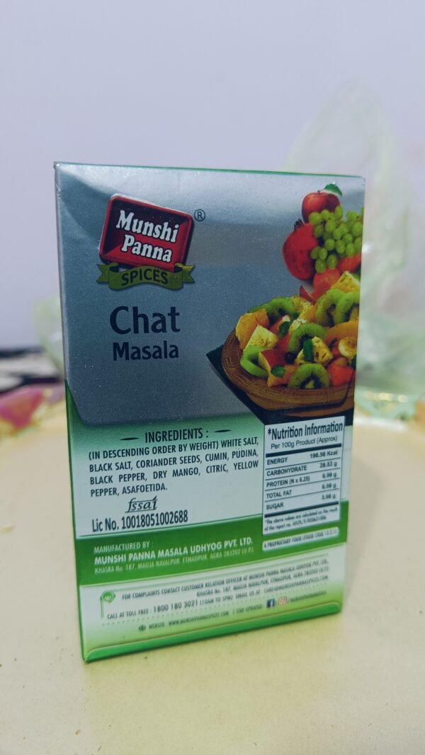 Munshi Panna Brand-Fresh & Special Chat Masala Powder | - Image 2